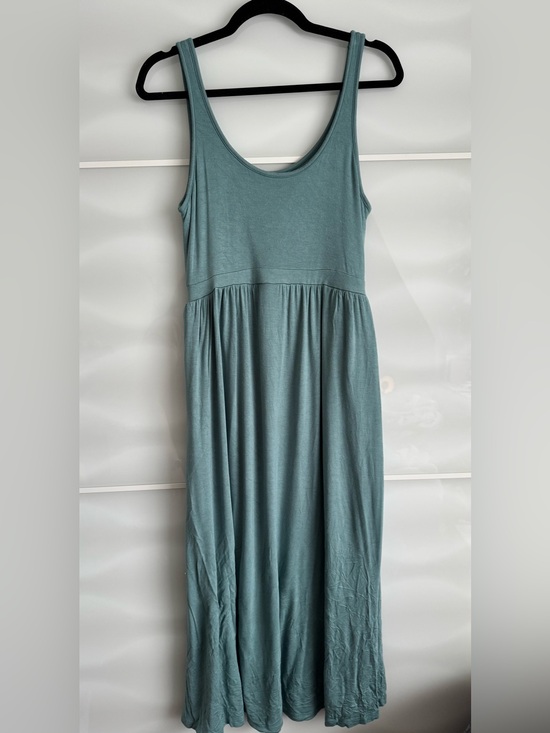 Aritzia Dresses & Skirts - J.O & co tank market dress teal turquoise size L . SPOT Wilfred style POCKETS